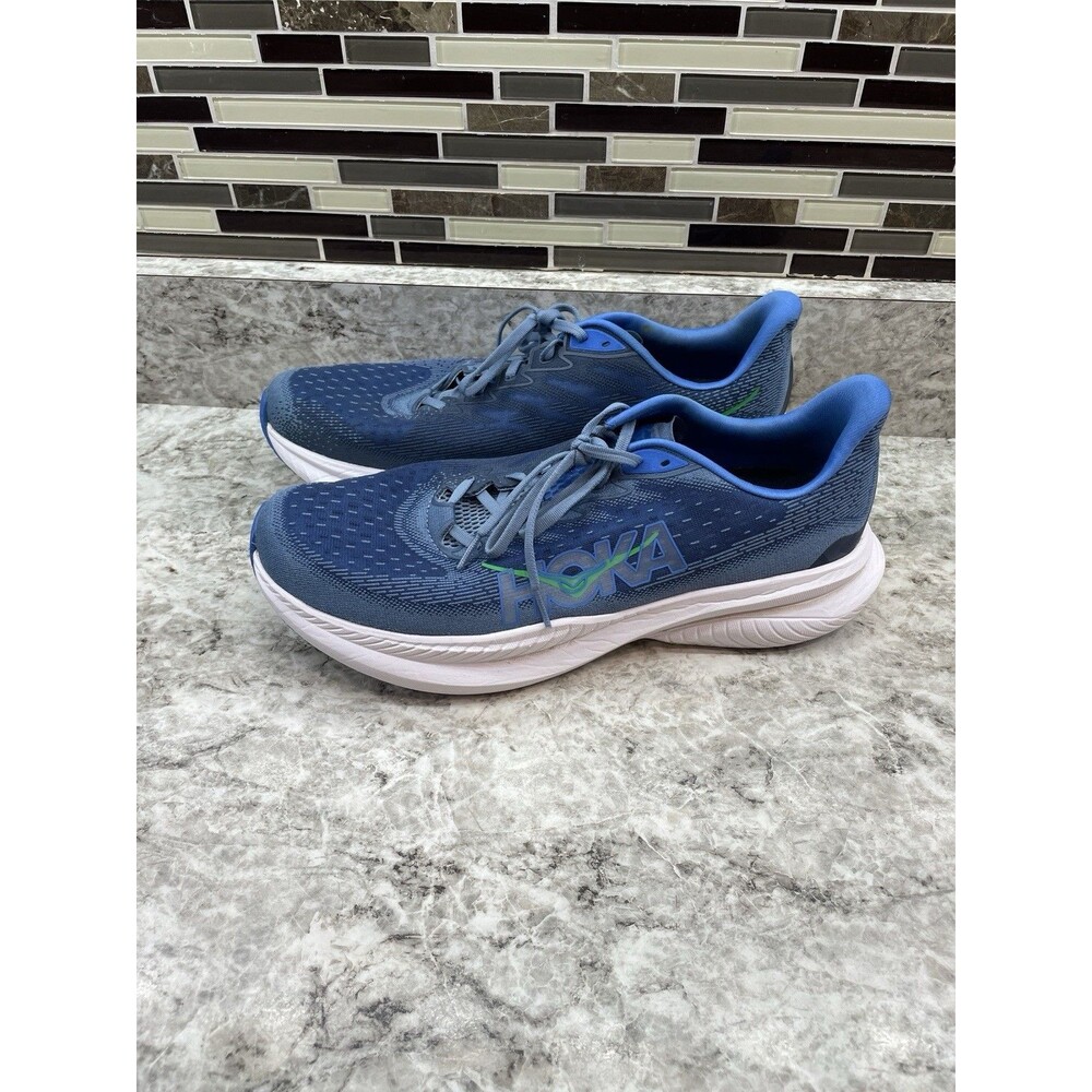 Hoka One One Mens Mach 6 1147790 DHN Blue Running Shoes Sneakers Size 13D